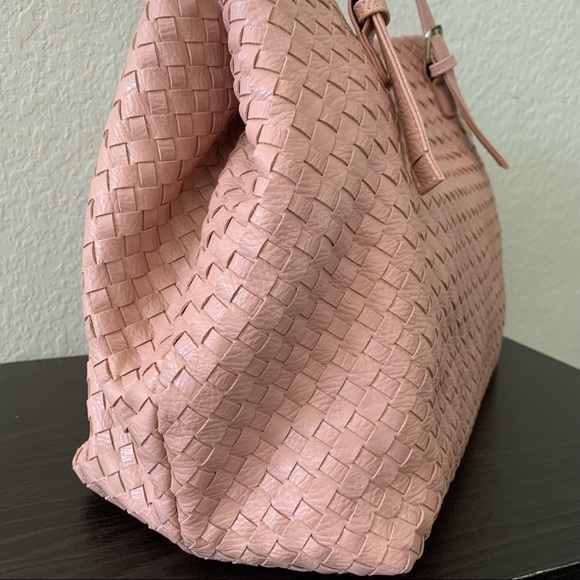 Pink Woven Tote - Picture 6 of 13